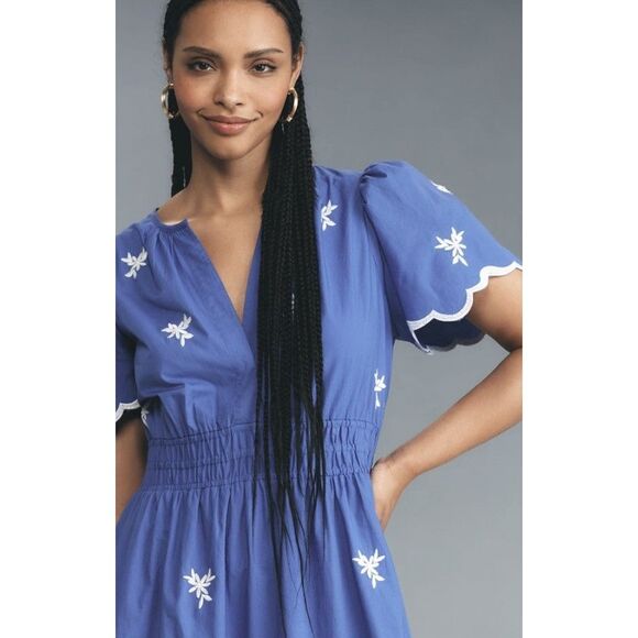 Anthropologie The Somerset Maxi Dress: Eyelet Edition - Picture 2 of 7